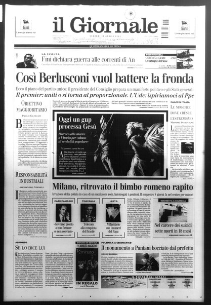 Il giornale : quotidiano del mattino